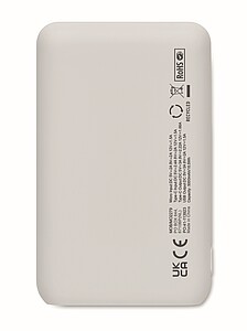 Power banka 5000 mAh, bílá