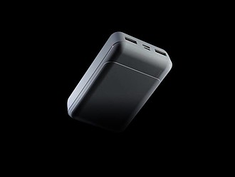 Powerbanka 10 000 mAh z RCS recyklovaného plastu, bílá