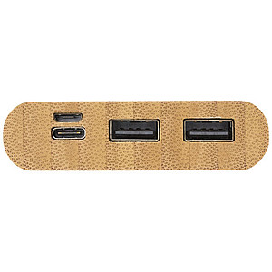 Powerbanka 10000mAh s bambusovým povrchem