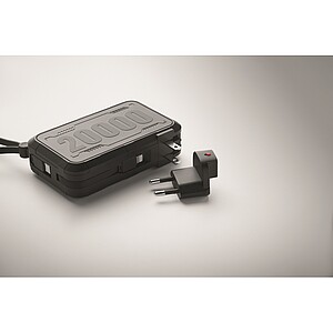 Powerbanka 20.000 mAh z ABS, černá