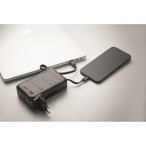 Powerbanka 20.000 mAh z ABS, černá