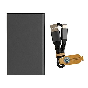 Powerbanka 5000mAh z recyklovaného hliníku