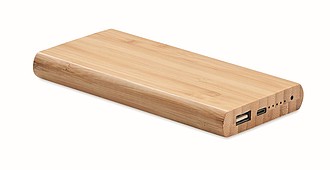 Powerbanka 6000mAh s bambusovým povrchem - reklamní předměty