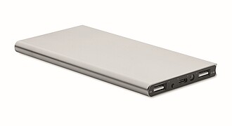 Powerbanka 8000 mAh, stříbrná