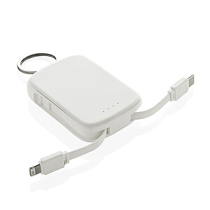 Powerbanka Nexo 20 000 mAh s integr. kabely z RCS, bílá