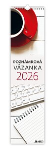 Poznámková vázanka 2024, nástěnný kalendář, prodloužená záda - reklamní kalendáře