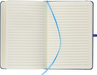 Poznámkový blok A5 s pevnými deskami, tmavě modrá