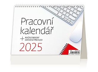 Pracovní kalendář 2025, stolní kalendář - reklamní kalendáře