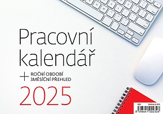 Pracovní kalendář 2025, stolní kalendář