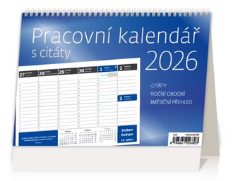 Pracovní kalendář s citáty 2027 - reklamní kalendáře
