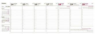 Praktický kalendář OFFICE 2025, stolní kalendář