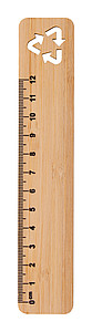 Pravítko 12cm, překližka, motiv recyklace - reklamní předměty