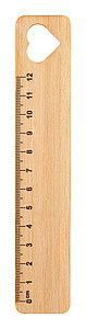 Pravítko 12cm, překližka, motiv srdce