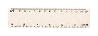 Pravítko, 15cm z pšeničného plastu - reklamní předměty