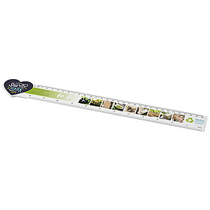 Pravítko 30cm z recyklovaného plastu se srdcem