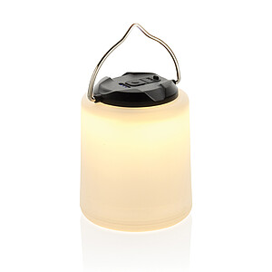 Přenosná USB LED stolní lampa z RCS RPET, bílá