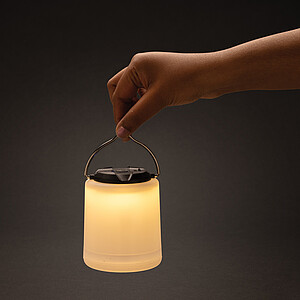 Přenosná USB LED stolní lampa z RCS RPET, bílá