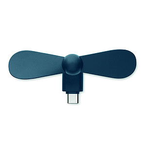 Přenosný ventilátor USB-C, námořní modrá