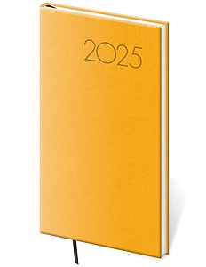 Print POP 2025 diář kapesní, žlutý