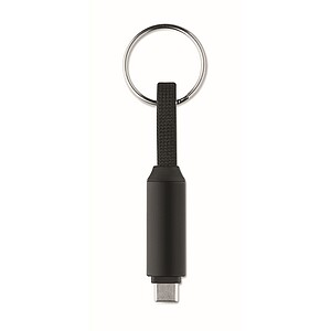 Přívěšek na klíče, 60W kabel, černá