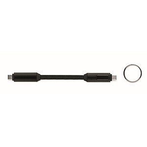 Přívěšek na klíče, 60W kabel, černá
