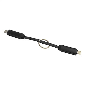 Přívěsek na klíče 60W kabel USB-C, černá