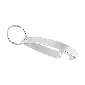 Přívěsek na klíče s otvírákem na lahve, stříbrná