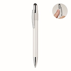 Propiska, stylus a spinner, bílá