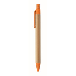 Propiska z bambusu, oranžová