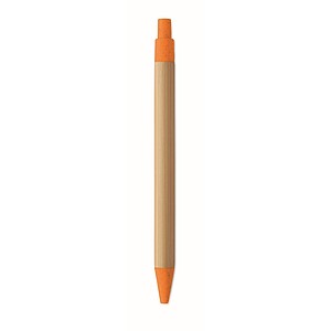 Propiska z bambusu, oranžová