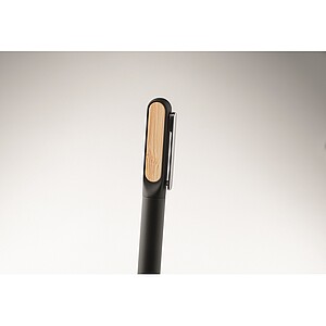 Propiska z recyklovaného hliníku, černá