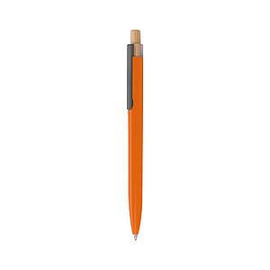 Propiska z recyklovaného hliníku s modrou náplní, oranžová