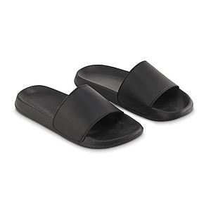 Protiskluzové plážové pantofle z materiálu EVA. Velikost: 40-41, černá - reklamní předměty