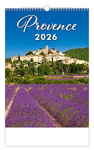 Provence 2027, nástěnný kalendář, prodloužená záda - reklamní kalendáře