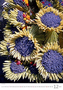 Provence 2027, nástěnný kalendář, prodloužená záda