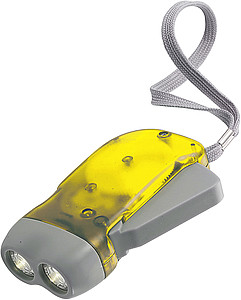 Průsvitná baterka, žlutá