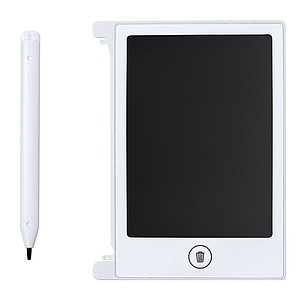 Psací tablet s LCD displejem, bílá - reklamní předměty