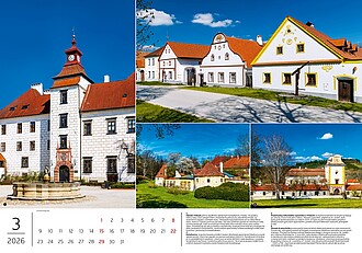 Putování po Česku 2027, nástěnný kalendář, prodloužená záda