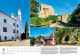 Putování po Česku 2027, nástěnný kalendář, prodloužená záda