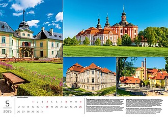 Putování po Česku 2027, nástěnný kalendář, prodloužená záda