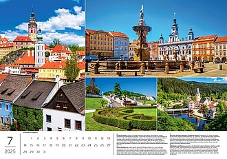 Putování po Česku 2027, nástěnný kalendář, prodloužená záda