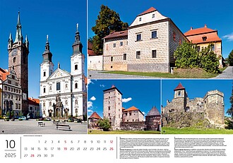 Putování po Česku 2027, nástěnný kalendář, prodloužená záda