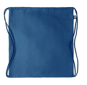 RAMI Stahovací batoh z konopí, modrý