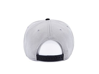 RARAKU Šestipanelová kšiltovka s rovným kšiltem, černá/šedá