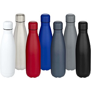 Recyklovaná jednostěnná nerezová láhev 750ml, černá