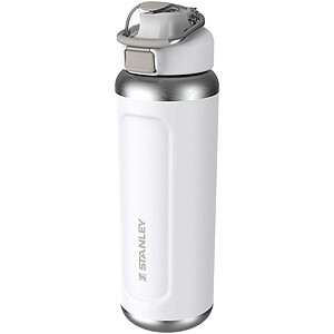 Recyklovaná láhev na vodu z nerezové oceli Stanley Classic Wellspring 710 ml, bílá