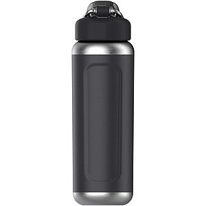 Recyklovaná láhev na vodu z nerezové oceli Stanley Classic Wellspring 710 ml, černá