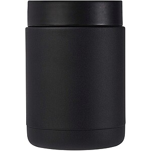 Recyklovaná nerezová nádoba o 500 ml, černá