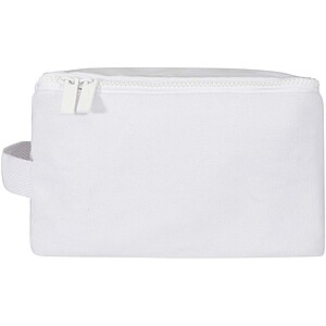 Recyklovaný organizér na toaletní potřeby 500 g/m2, bílá