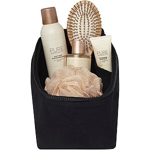 Recyklovaný organizér na toaletní potřeby 500 g/m2, černá